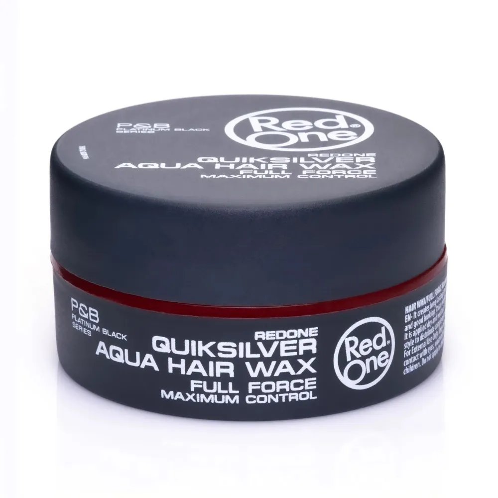 Red One Hair Styling Aqua Hair Gel Wax Quicksilver 150ml Red One Hair Styling Aqua Hair Gel Wax Quicksilver 150ml